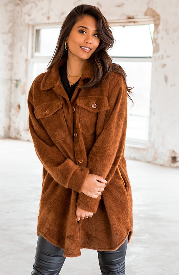 Soft Jacket Louisa Cognac – shoparchief