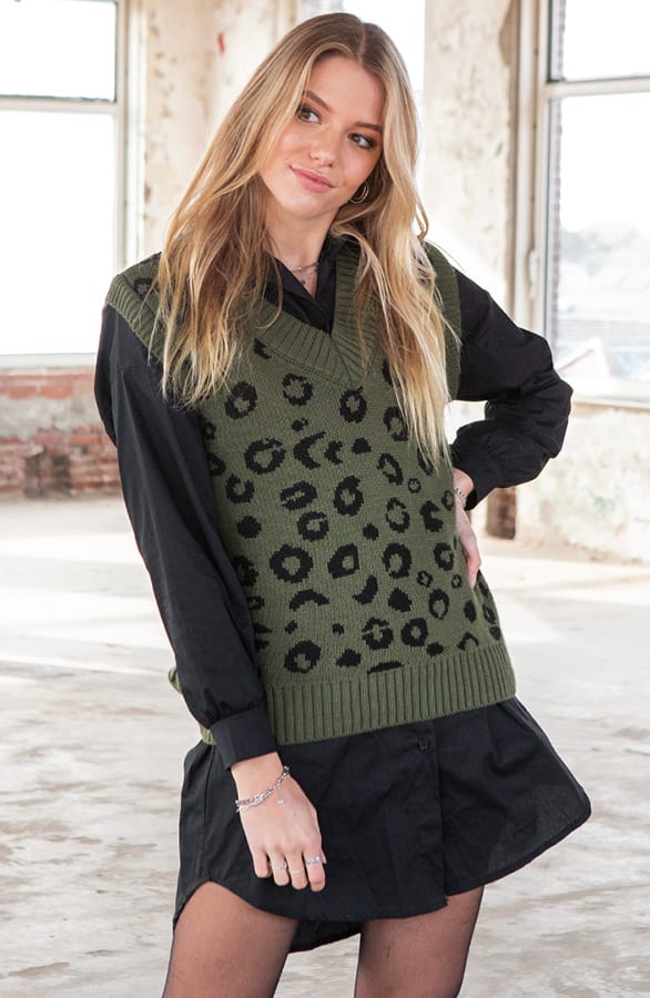 Spencer Met Panterprint Gina Army – shoparchief — foto 2