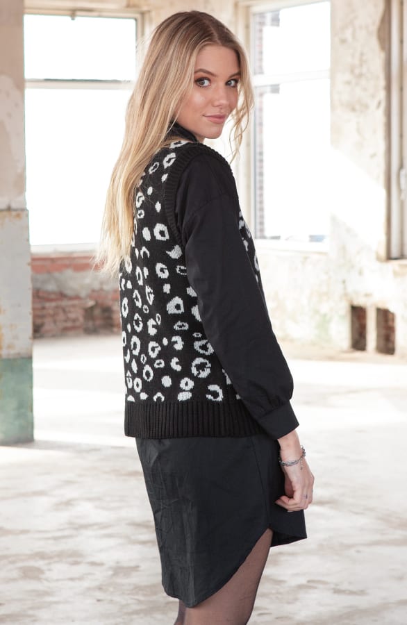 Spencer Met Panterprint Gina Zwart – shoparchief — foto 2