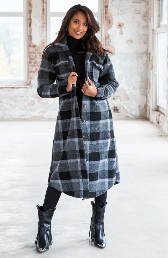 Fringe Boots Leer Alyssa Zwart – shoparchief — foto 3
