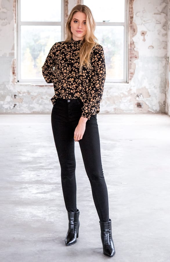 Bloemen Blouse Met Col Lynn – shoparchief — foto 4