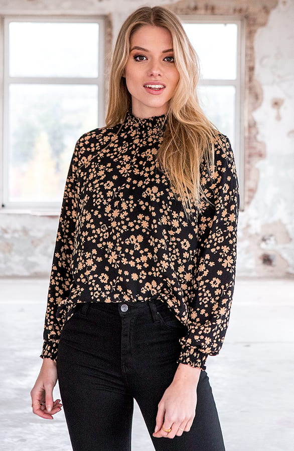 Bloemen Blouse Met Col Lynn – shoparchief