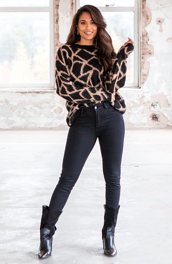 Cece Giraffe Trui Camel – shoparchief — foto 3