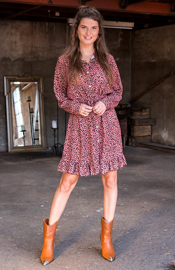 Cheetah Jurk Fay Brique – shoparchief — foto 4