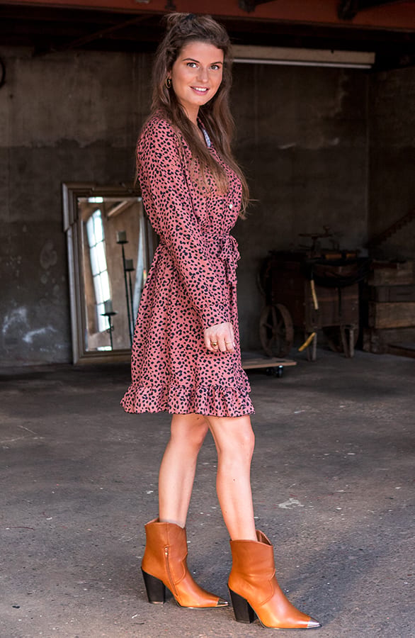 Cheetah Jurk Fay Brique – shoparchief — foto 3