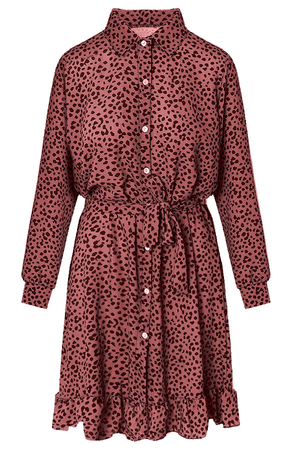 Cheetah Jurk Fay Brique – shoparchief