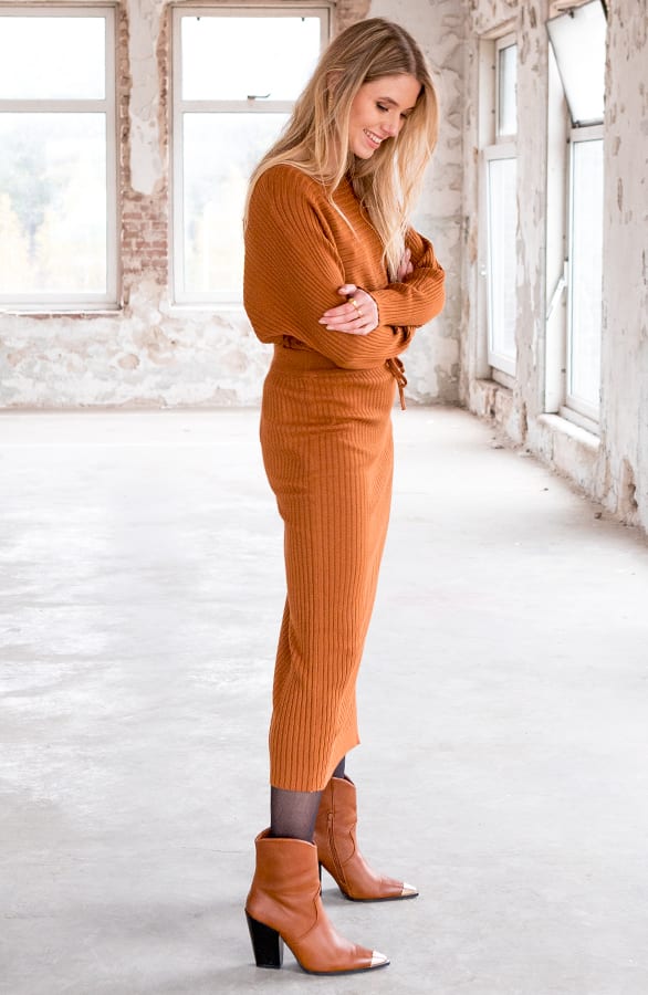 Maureen Twinset Rok Cognac – shoparchief — foto 4