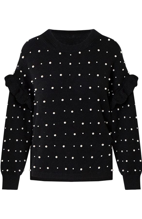 Parel Trui Lizzy Zwart – shoparchief
