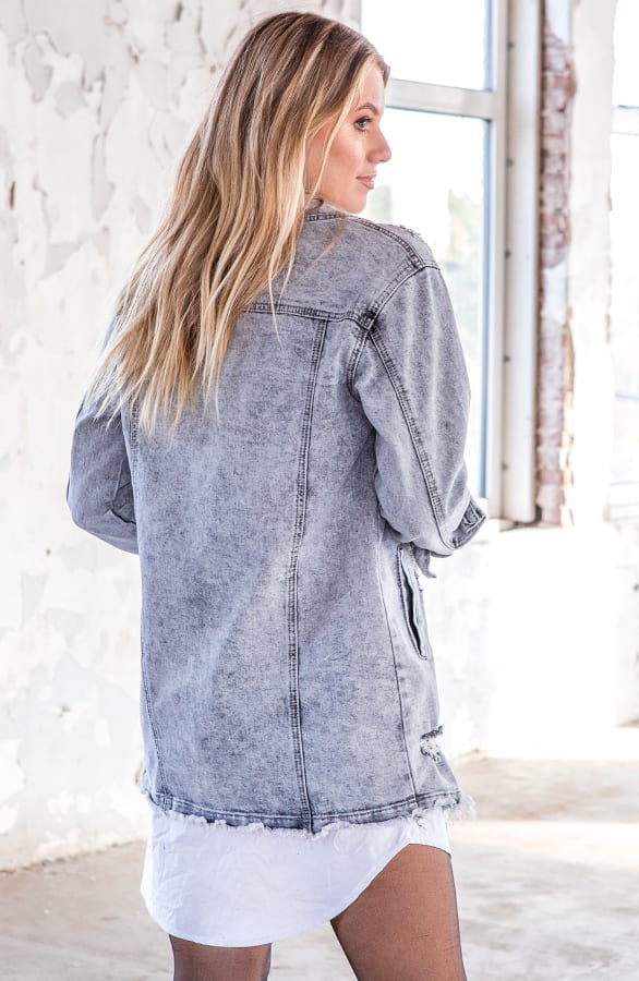 Sarah Denim Jacket Grey – shoparchief — foto 3