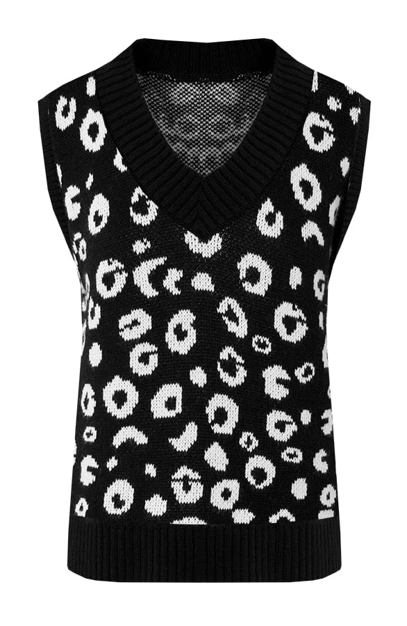 Spencer Met Panterprint Gina Zwart – shoparchief