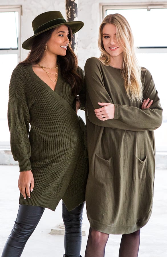 Strik Vest Lang Eliza Army – shoparchief — foto 4