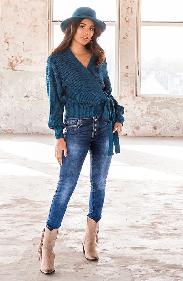 Strik Vest Ruby Petrol – shoparchief — foto 3