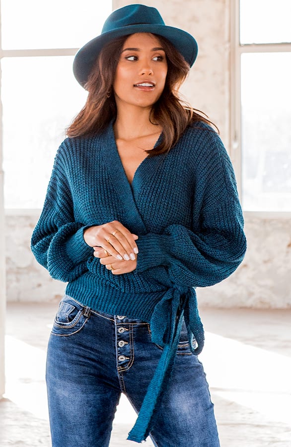 Strik Vest Ruby Petrol – shoparchief — foto 2