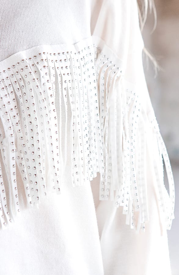 Trui Met Franjes Kaylinn Creme – shoparchief — foto 4