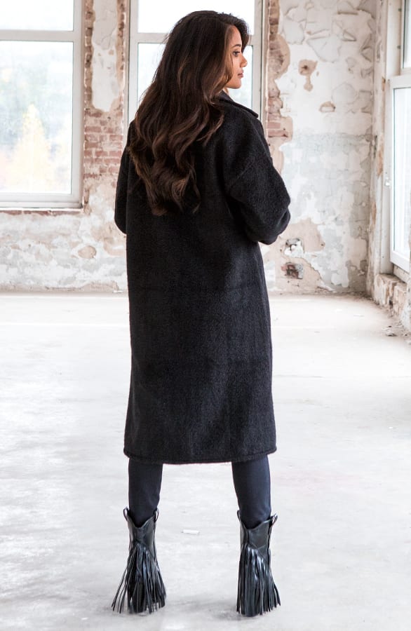 Woven Jacket Lieve Zwart – shoparchief — foto 2
