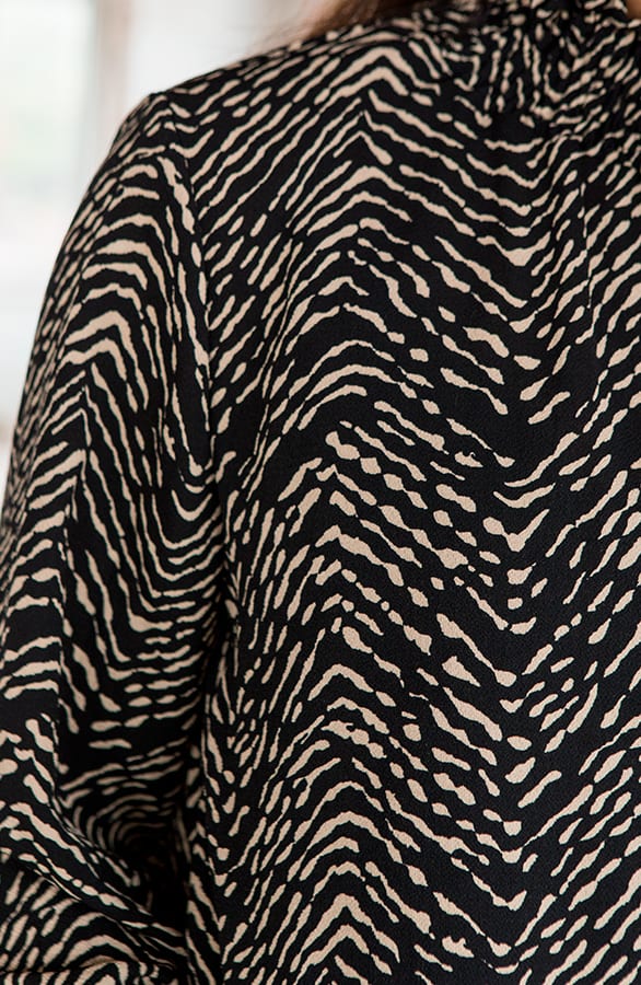 Zebra Blouse Met Col Liam – kleding — foto 14