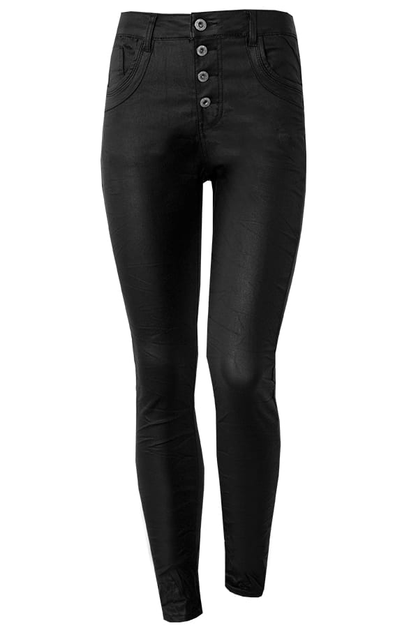 Coating Chino Broek Issy Zwart – shoparchief