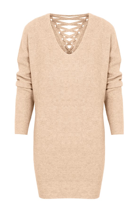 Gevlochten Trui Saar Beige – shoparchief