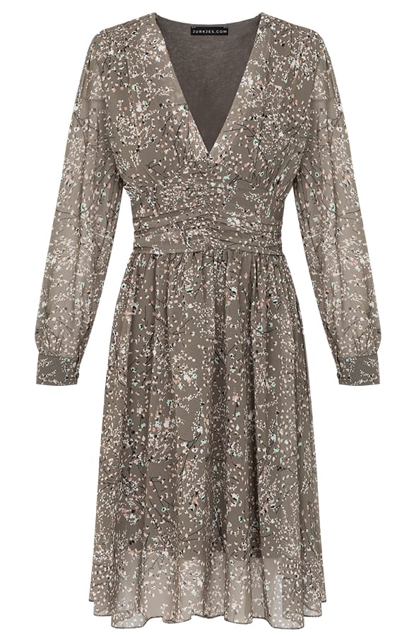 Jurk Met Bloemen Fiona Army – shoparchief