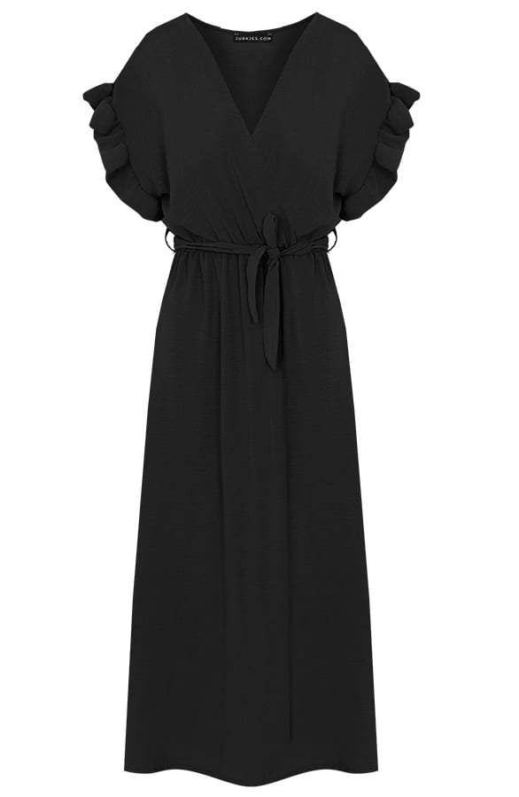 Midi Jurk Jazzie Zwart 2.0 – shoparchief