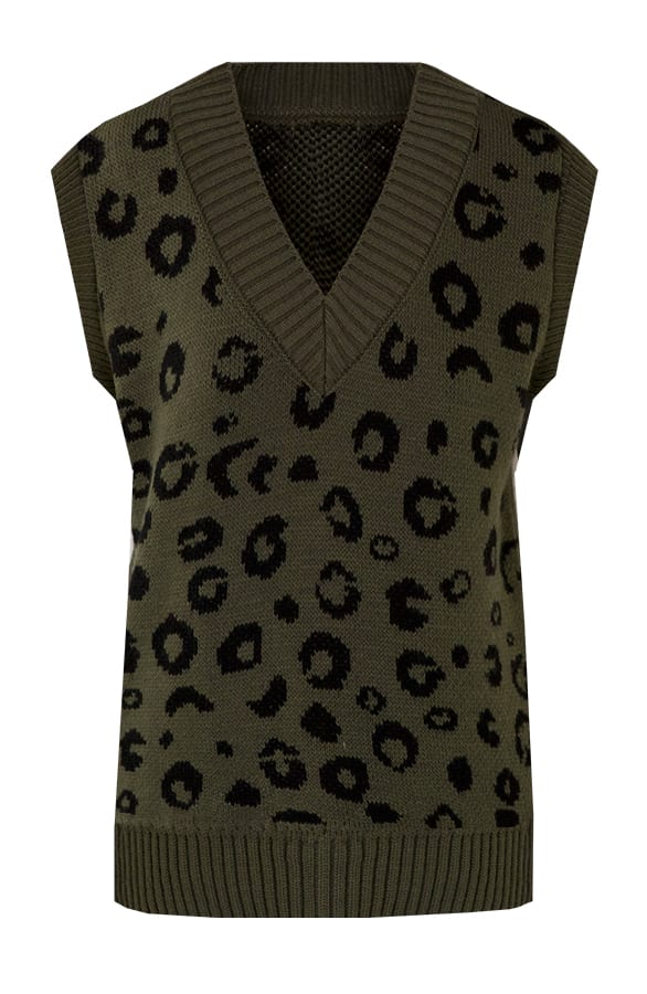 Spencer Met Panterprint Gina Army – shoparchief