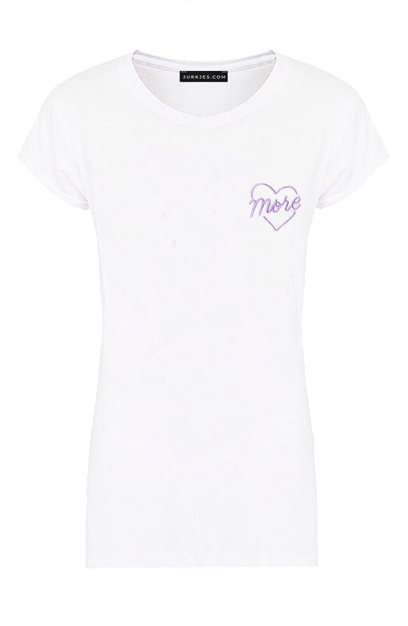 Tshirt More Love Kirsty Lila – shoparchief