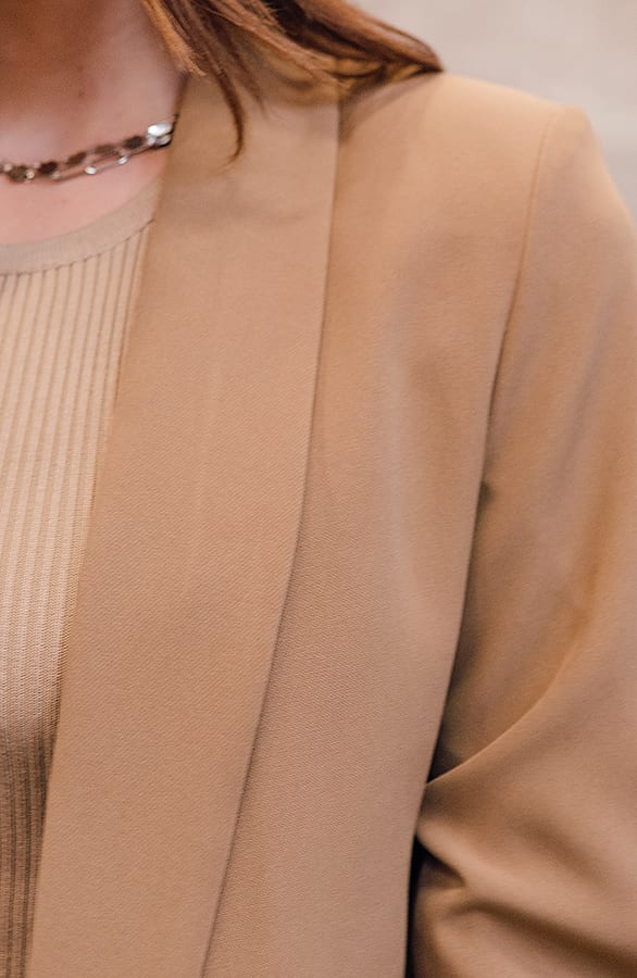 Blazer Basic Nore Camel – shoparchief — foto 5