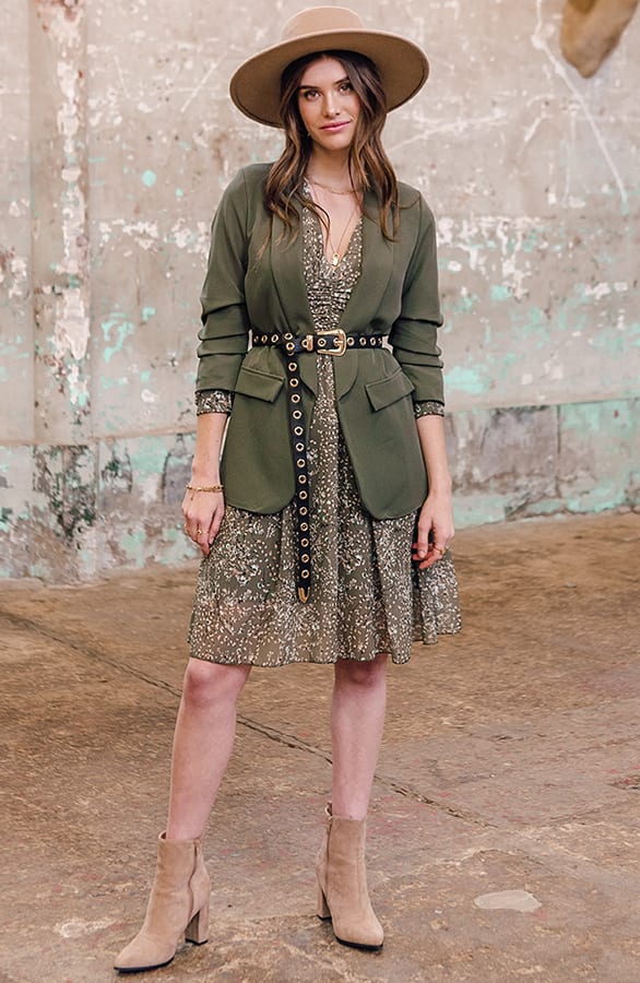 Jurk Met Bloemen Fiona Army – shoparchief — foto 5