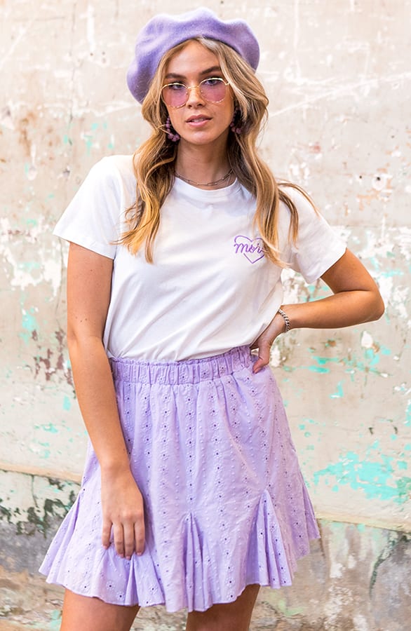 Tshirt More Love Kirsty Lila – shoparchief — foto 2