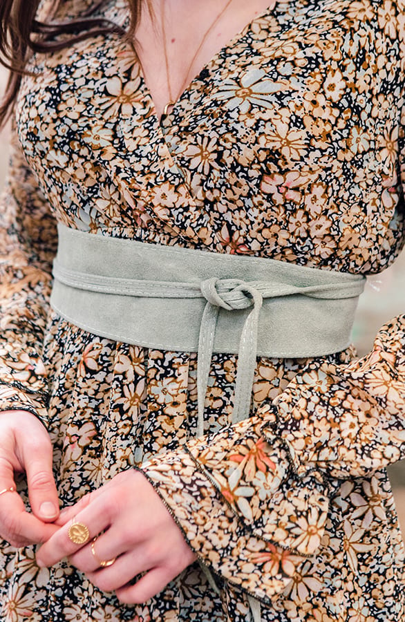 Bloemen Jurk Sofie Mint – shoparchief — foto 5