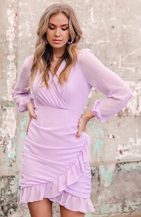 Chiffon Wrapped Dress Emily Lila – shoparchief