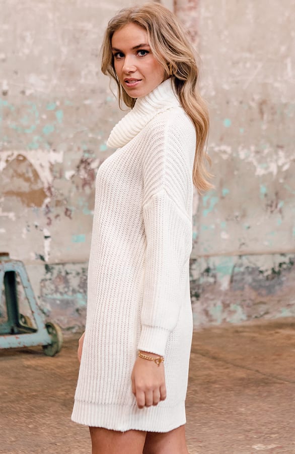 Coljurk Gebreid Eileen Ecru – shoparchief — foto 2