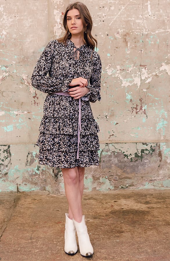 Evelyn Bloemen Jurk – shoparchief — foto 2