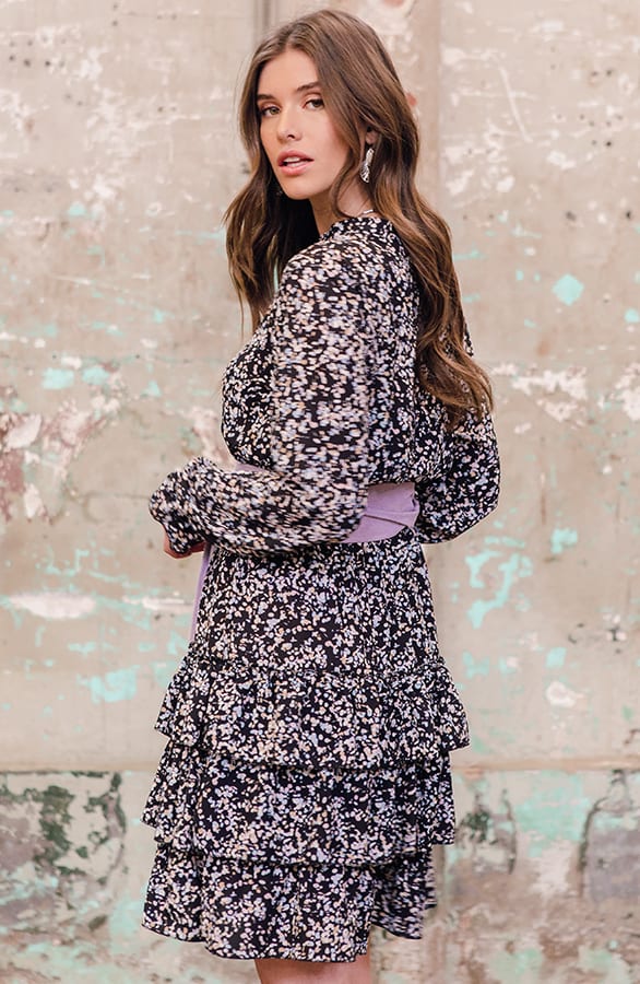 Evelyn Bloemen Jurk – shoparchief — foto 3