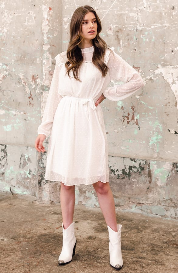 Jurk Isabel Wit – shoparchief — foto 4