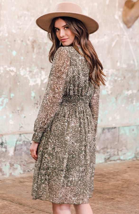 Jurk Met Bloemen Fiona Army – shoparchief — foto 3