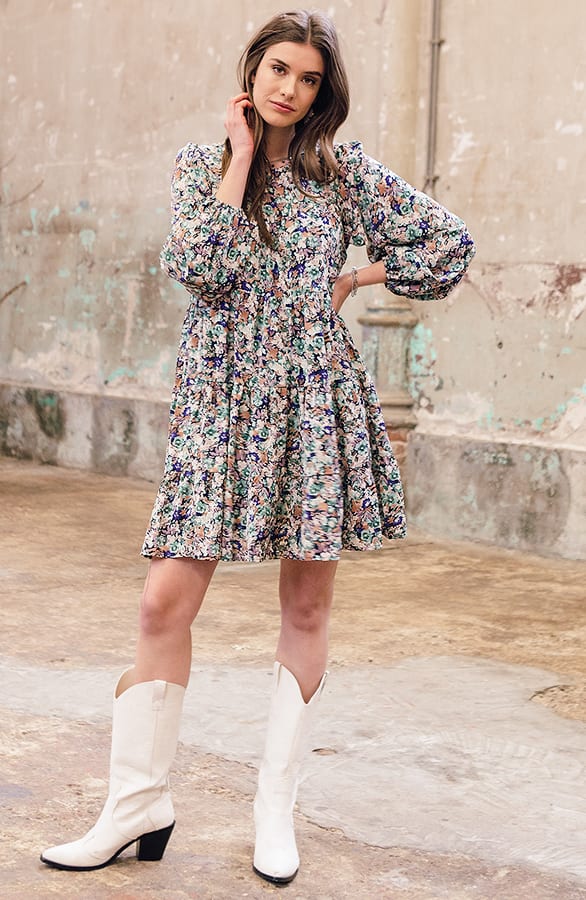 Jurk Met Bloemetjes Jackie – shoparchief — foto 6