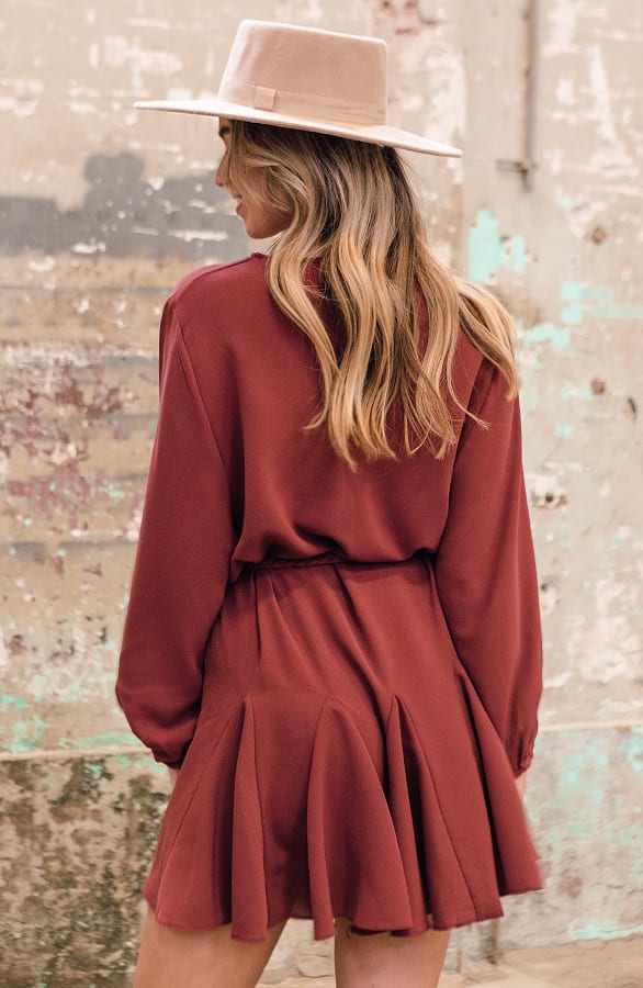 Jurk Met Ceintuur Lola Koraal – shoparchief — foto 4