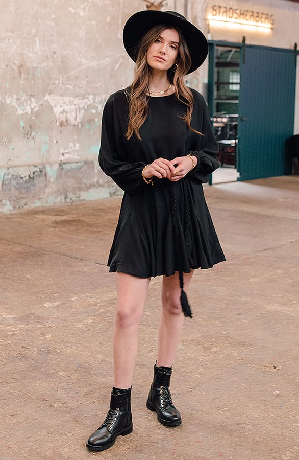 Jurk Met Ceintuur Lola Zwart – shoparchief — foto 4