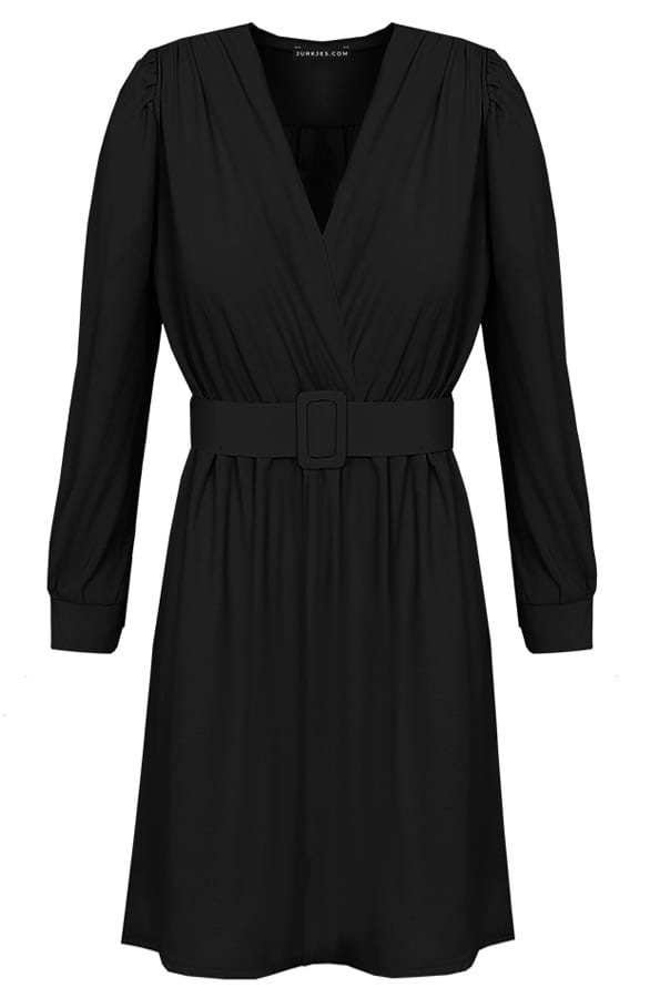 Jurk Met Riem Julie Zwart – shoparchief