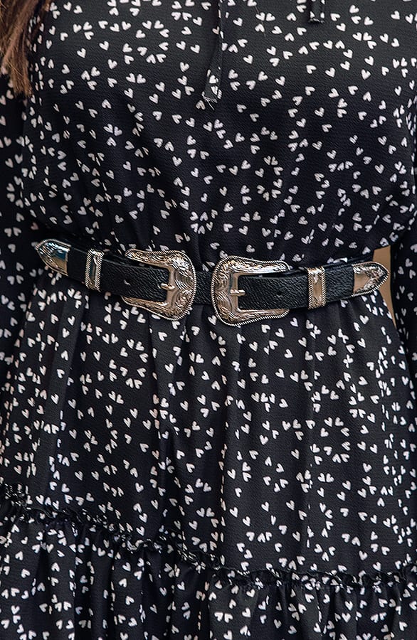 Lissy Taille Belt Black Stretch – shoparchief — foto 3