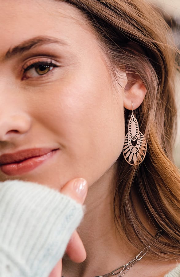 Luxury Oorbellen Stacey Zilver – shoparchief