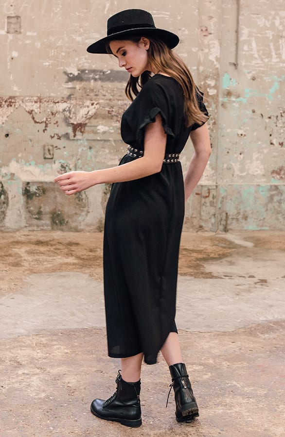 Midi Jurk Jazzie Zwart 2.0 – shoparchief — foto 4