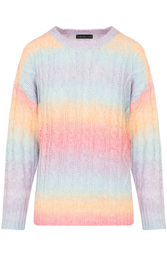 Ombre Trui Gebreid Fenne Pastel – shoparchief