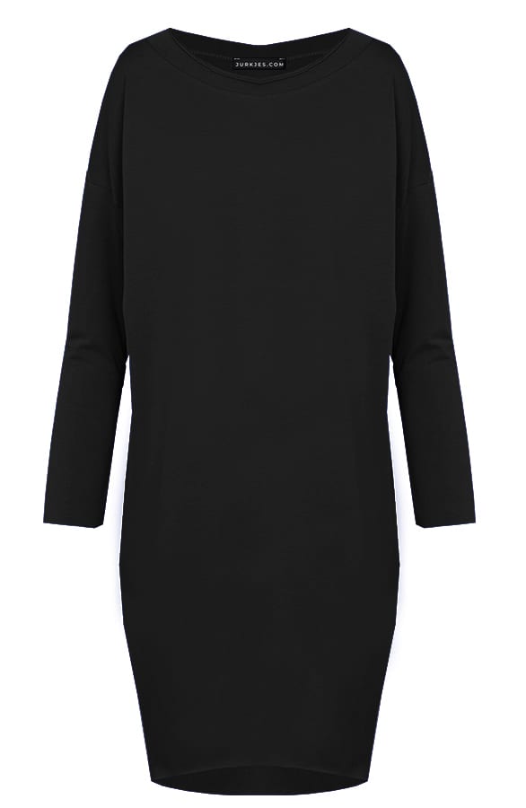Oversized Jersey Tuniek Ayla Zwart – shoparchief — foto 5