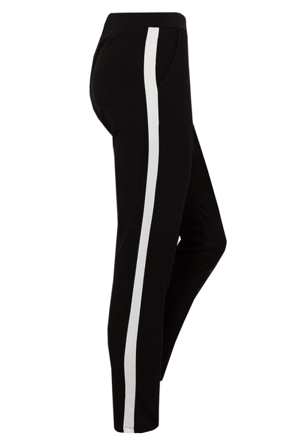 Pantalon Met Bies Elin Zwart – shoparchief