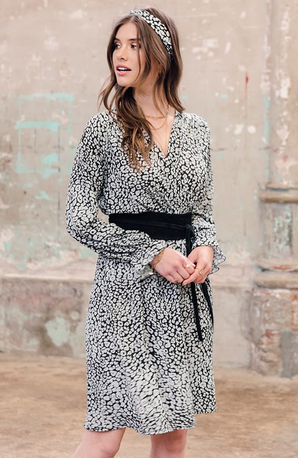 Panter Jurk Zoe Mint Zwart – shoparchief — foto 4