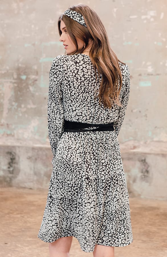 Panter Jurk Zoe Mint Zwart – shoparchief — foto 5