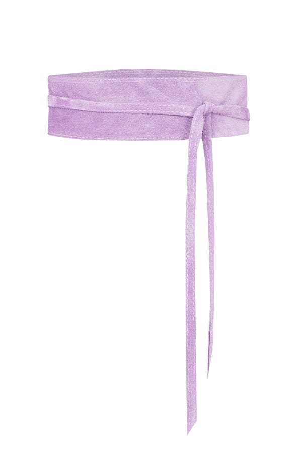 Suede Wikkelriem Clara Lila – shoparchief