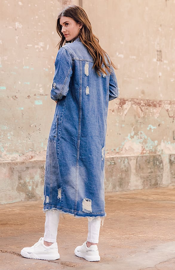 Trendy Spijkerjas Doutzen Blauw – shoparchief — foto 3